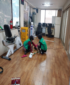 군위군 의흥면, 복지회관 청소봉사