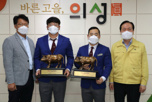 의성군, 인제장사씨름대회서 선수 2명 장사 등극