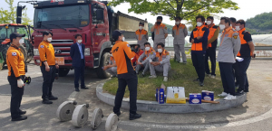 성주군 월항면, 의용소방대 정기교육