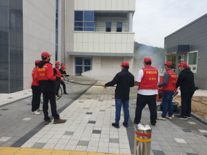 김천시 대덕면, 산불진화 기계화훈련