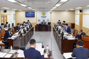 경북도의회 건설소방위원회 '결산 심사 투명하게'