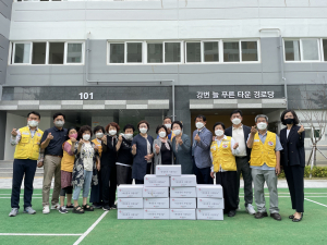 대한적십자사 안동시중구봉사회, 국수·빵 나눔 봉사