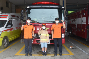 문경소방서, 소방차 길 터주기 훈련