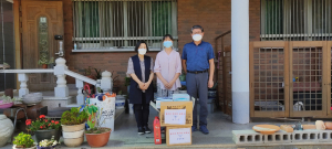 상주시 공성면, 사회복지시설에 선물