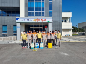 김천시 대덕면 의용소방대, 방역