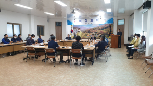 김천시 증산면, 이장회의 개최