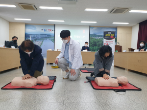 영주시 영주2동, 통장 심폐소생술 교육