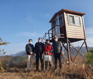 청도군 매전면, 산불방지인력 격려