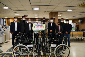 상주시 청년연합회, 거동 불편 고령환자에 '도움' 