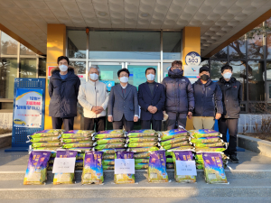 영양군 수비면 체육회, 연말맞이 사랑의 쌀