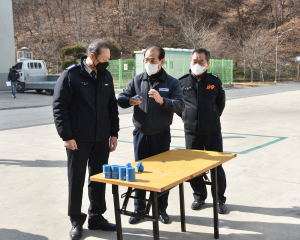 문경소방서, 씨앤오테크 방문 점검