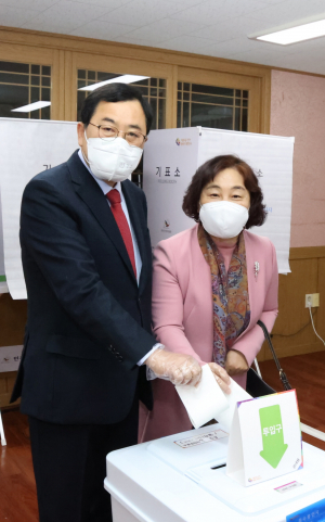 주낙영 경주시장 '소중한 한 표'