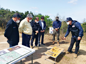 영천시, 6.25 전사자 유해발굴 현장 방문