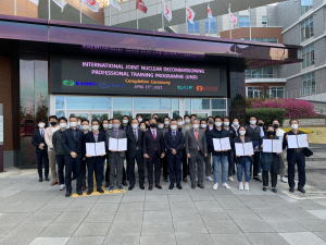 한국수력원자력, IAEA 인증 원전해체 전문교육 수료