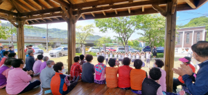 고령군 성산면 가족리마을회관에 웃음꽃 활짝