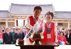 이철우 경북도지사 후보, 첫날 330km 강행군