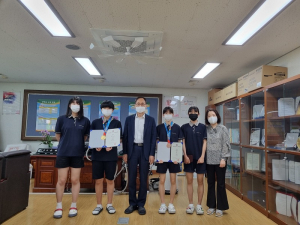 청도군 풍각중학교 여자태권도부, 전국소년체육대회 금·동 '쾌거'