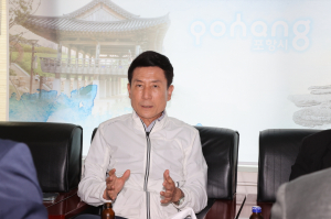 이강덕 포항시장, 주요현안 기자간담회 개최