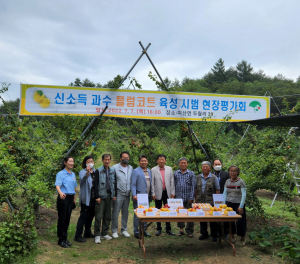 영주시, 플럼코트 육성 시범사업 현장 평가회