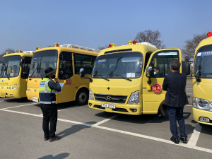 청송교육지원청, 통학버스 합동점검 실시