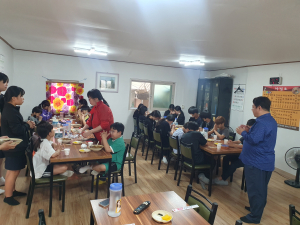 문경시 산양면 산양침례교회, 자장면으로 전하는 온정