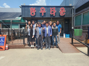 오세준 의성군 안계면 명예면장, 직원 노고 격려해