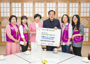 문경시 점촌이화라이온스클럽, 덴탈마스크 기탁