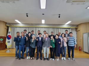 군위군 군위읍 주민자치위원회, 정기회의서 임원 선출