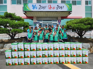 고령군 우곡면 남녀새마을협의회, 경로당 수박 나눔