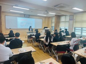 울진 후포고등학교, 젠탱글 아트 행복교육 실시