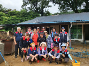 한국자유총연맹 봉화군지회, 수해민에 온정손길