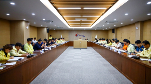 칠곡군, 태풍 북상에 피해 예방 '초집중'··· 상황판단 회의 개최
