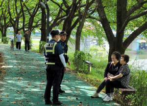 상주경찰서, 산책안도순찰 '호평 일색'