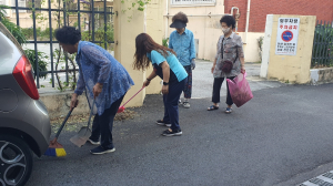 영주시 하망동, 명절맞이 도로변 환경정화