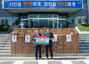 영천 소재 농업회사법인 오성농업㈜, 초당옥수수 1000박스 '쾌척'
