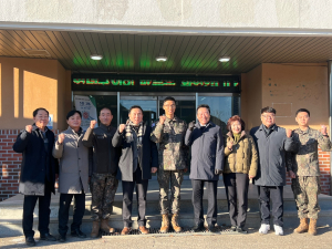 영덕군의회, 육군 50사단 영덕대대 위문 행사