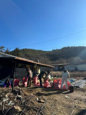 군위군 소보면에 '온정 손길' 전한 천사들