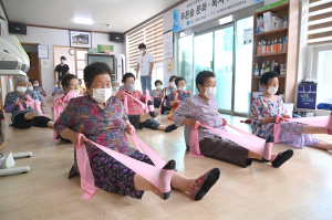 청송군보건의료원, 어르신 근력강화교실 호응 