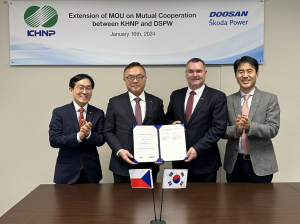 황주호 한국수력원자력 사장, 체코 신규원전 세일즈