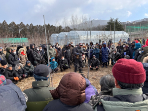 문경시, 감홍 사과 재배농가 열정 '앗 뜨거!'