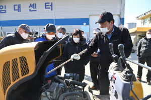 청송농기센터, 농업인 대상 농기계 이론·실습교육 진행