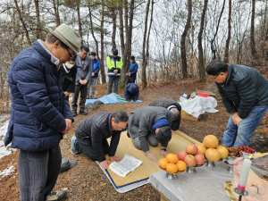 문경시 가은읍, 모산굴 임란 희생선조 넋 기려