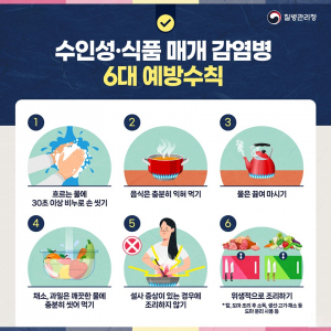 예천군, 개학기 수인성·식품매개감염병 주의
