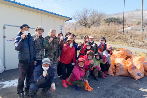 청송군 부남면 하속2리 새마을 부녀회, 마을 대청소