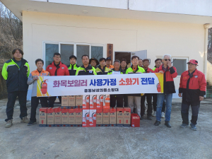 상주시 중동면 의용소방대, 화재 제로 '힘'