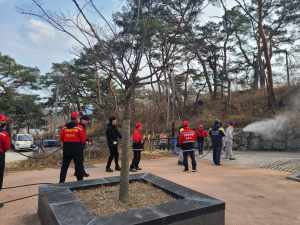 김천시 봉산면, 산불 대비 합동 훈련