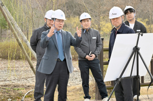 김진열 군위군수, 주요사업 현장 꼼꼼 점검