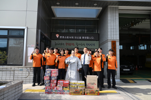 현해 스님, 문경소방서 찾아 따뜻한 위로 전해