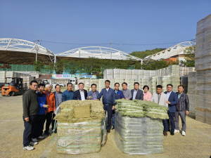 문경시, 축산농가에 풀사료 공급