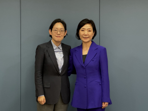 오영주 중소벤처기업부 장관 찾은 조지연 의원, 경산 미래 열 핵심 현안 지원 요청
